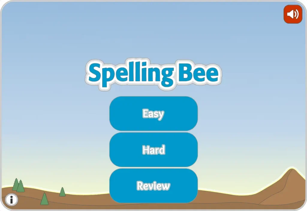 Spelling bee game cover image.