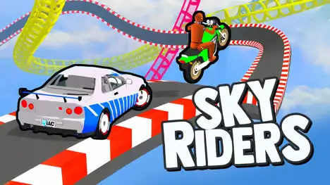 Sky riders game cover image.