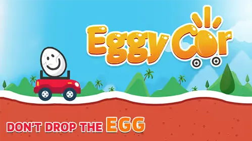 Eggy Car Game - Drive and Balance the Egg.